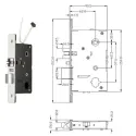 Автономный RFID замок SEVEN LOCK SL-7731 bronze