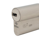 Цилиндр CISA ASIX P8 100 (30*70) никель матовый 3 ключа