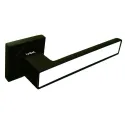 Дверные ручки USK A-80048 black&white (черный с белой вставкой)