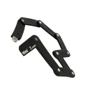 Велозамок VIRO MOTO BLACK MAMBA BLACK 70 см 3KEY (мотозамок)