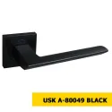 Дверные ручки USK A-80049 BLACK ЧЕРНЫЙ ГЛЯНЕЦ