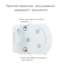 Дверной доводчик RYOBI D-1554 STD WHITE FIRE [80кг|1100мм]