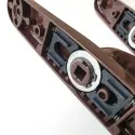 Замок Kale 152-3MR с ручкой RAL 8019 [Серо-коричневый] (комплект)
