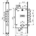 ЗАМОК COMIT CM-21356 (Двухсистемный) аналог [KALE 456L, Mottura 54.797]