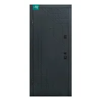 Входные двери для квартиры ПО-260Q Антрацит / Белый мат