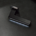 Дверная ручка RDA Domino LIGHT хром полированный/черный