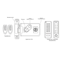 Электронный замок невидимка SEVEN LOCK SL-7705 Электронный замок невидимка SEVEN LOCK SL-7705