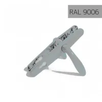Дверные ручки STUBLINA 1026 85 мм RAL 9006 (серый металик)
