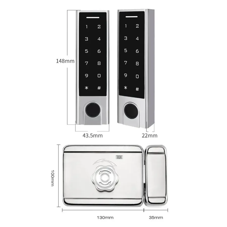 Беспроводной биометрический комплект контроля доступа seven lock sl-7701f Беспроводной биометрический комплект контроля доступа seven lock sl-7701f