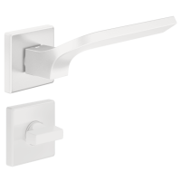 Ручка DND JOY 02, VIS-квадрат с накладкой под WC, белый (к-т) Ручка DND JOY 02, VIS-квадрат с накладкой под WC, белый (к-т)
