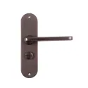 Комплект дверных ручек RDA Uno WC (механізм 258) хром матовий