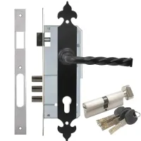 Замок на калитку Kale 152-3MR-ex101-imp(Черный мат)
